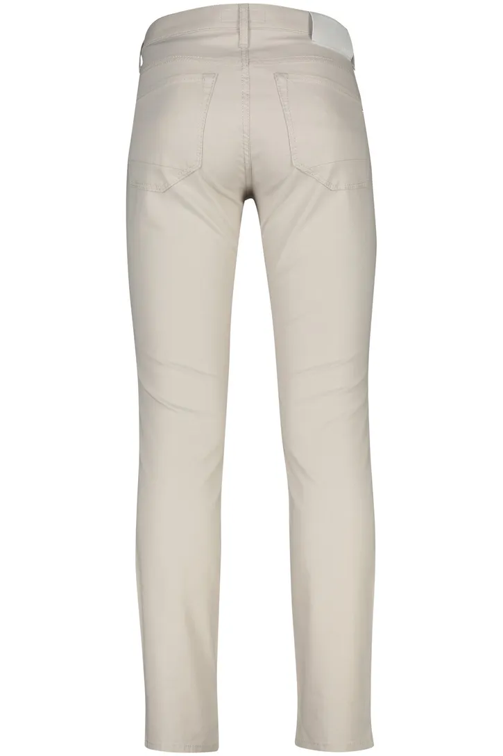 Brax 5-pocket jeans beige effen katoen Chuck