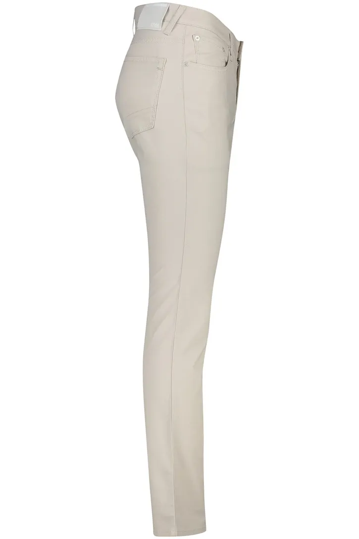 Brax 5-pocket jeans beige effen katoen Chuck