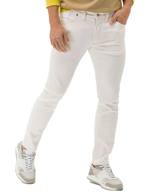 Brax jeans 5-pocket chuck effen wit