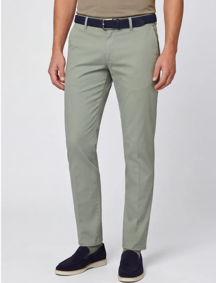 Brax Pantalon chino groen