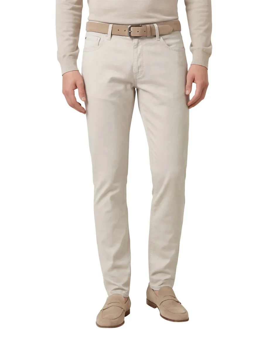 Witte Brax jeans effen denim