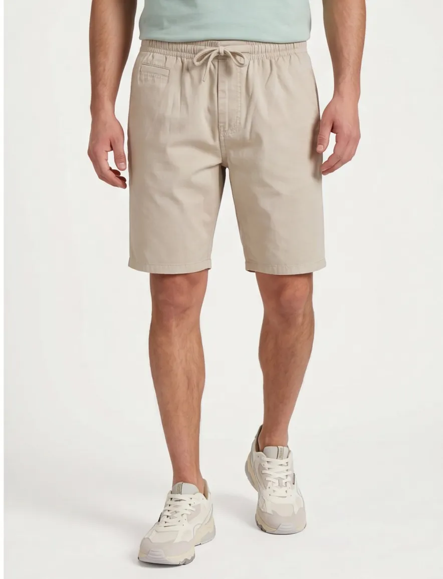 Superdry bermuda ecru linnen