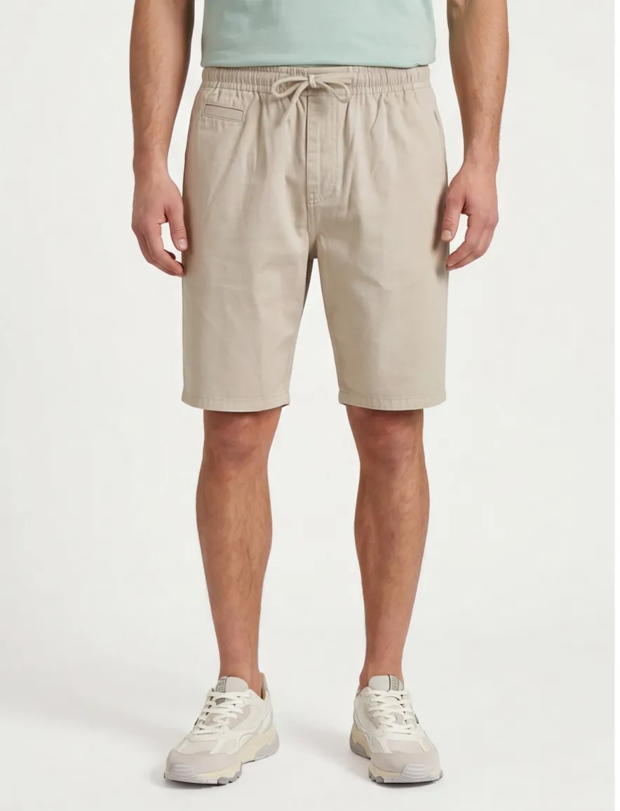 Superdry bermuda ecru linnen