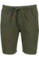 Superdry bermuda kaki donkergroen tapered linnen slim fit