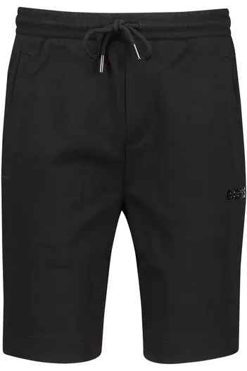 Hugo Boss Boss Headlo korte broek zwart effen katoen