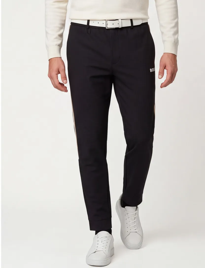 Joggingbroek BOSS Green zwart stretch