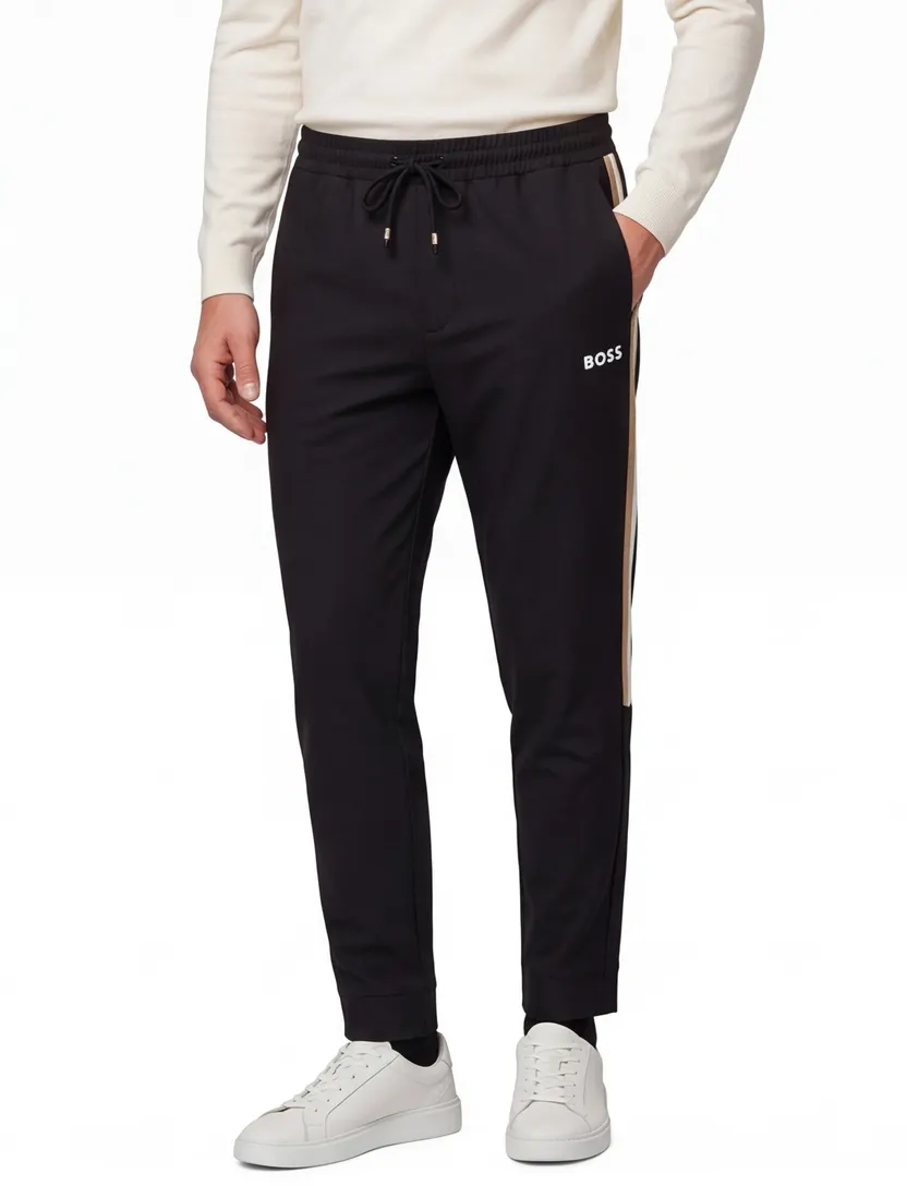 Joggingbroek BOSS Green zwart stretch