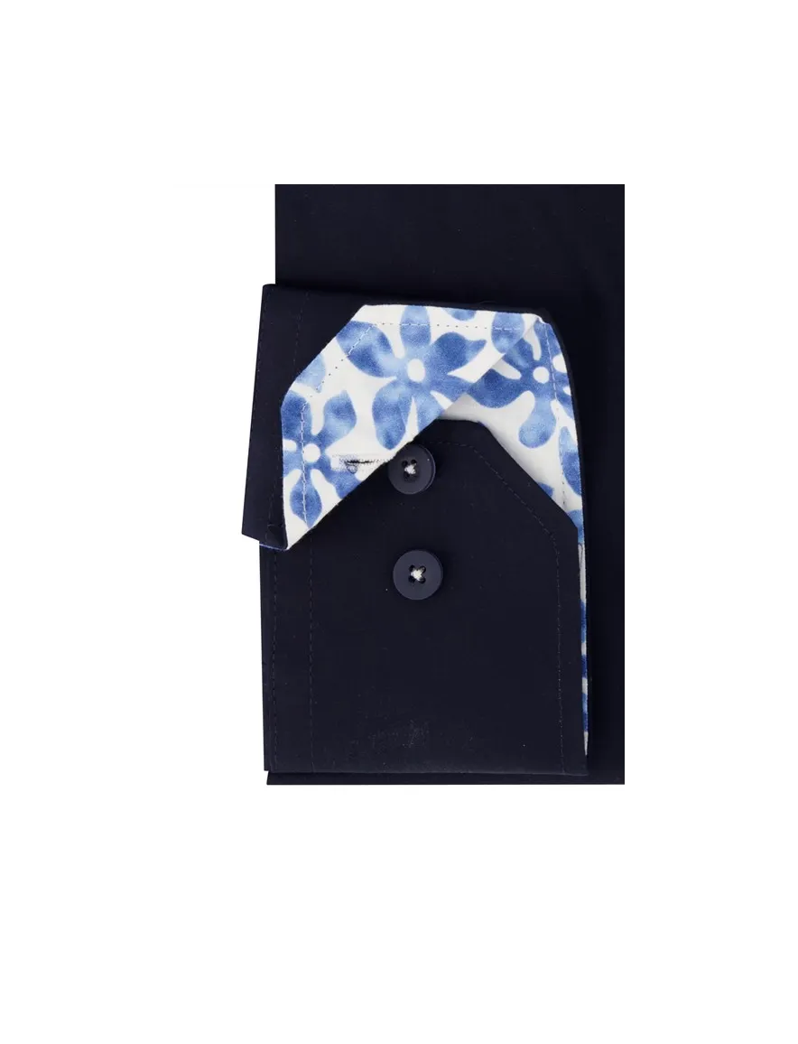 Portofino overhemd donkerblauw