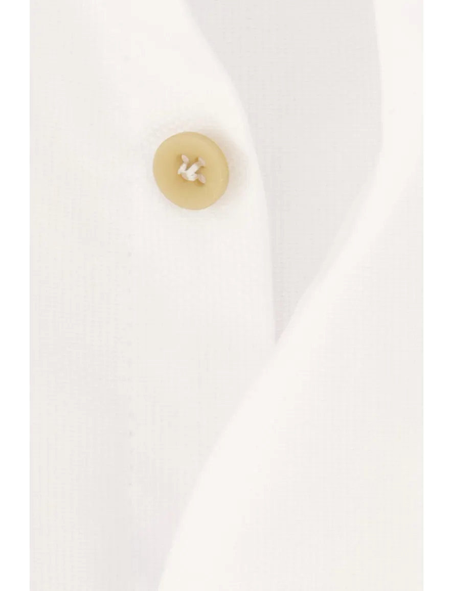John Miller business overhemd Tailored Fit New normale fit wit effen