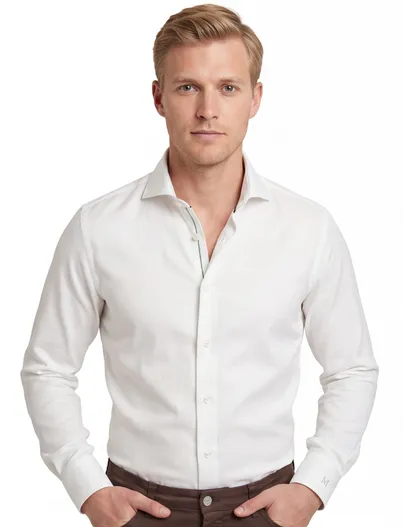 John Miller John Miller business overhemd normale fit wit