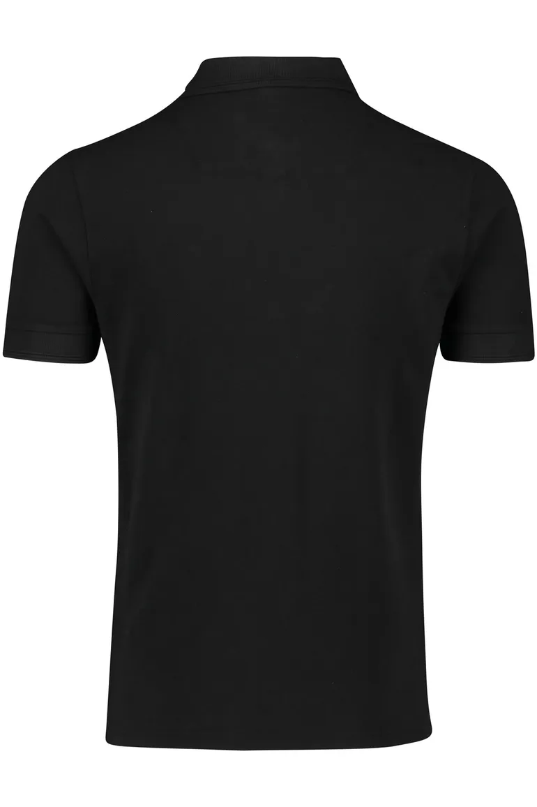 Replay polo zwart effen