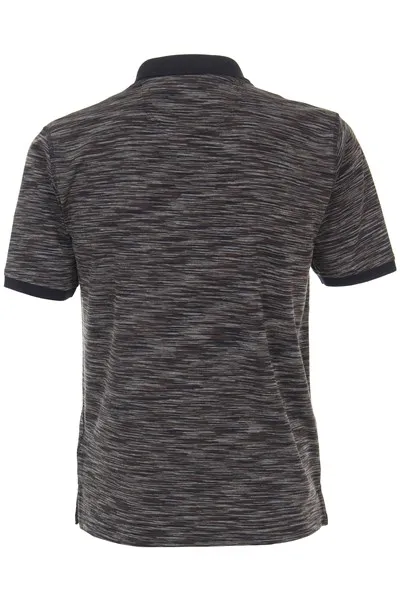 Casa Moda polo normale fit bruin gemeleerd