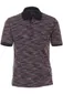 Polo Casa Moda normale fit rood gemeleerd