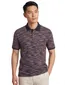 Rode Casa Moda polo geprint normale fit