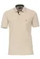 Casa Moda polo beige effen katoen normale fit