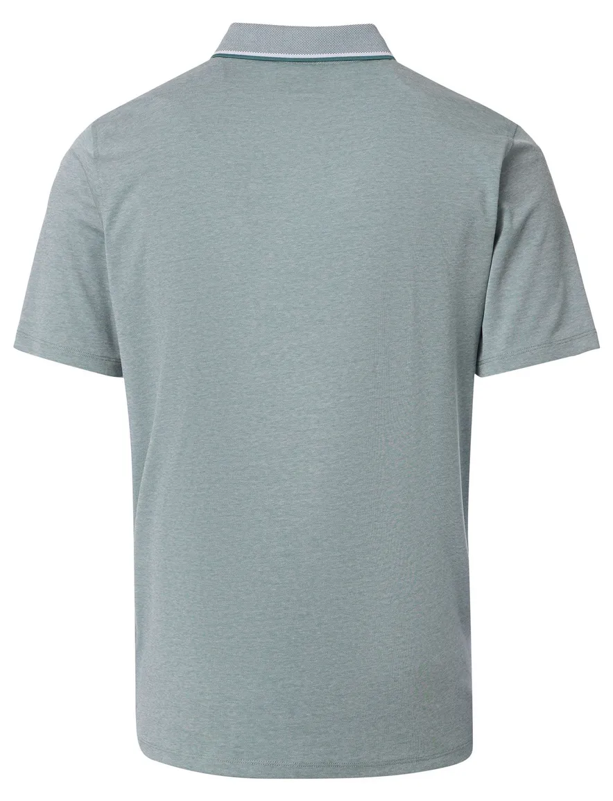 Casa Moda poloshirt korte mouw lichtblauw katoen