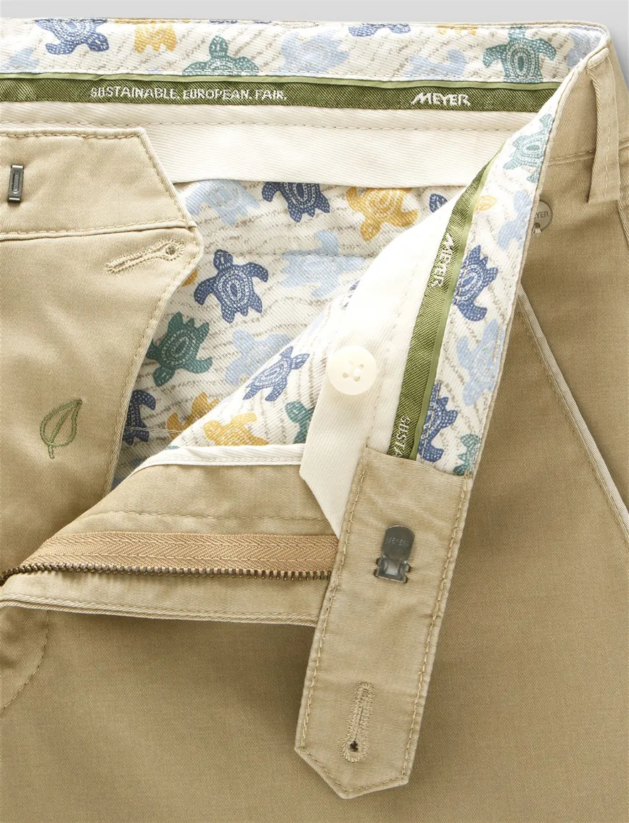 katoenen broek beige Meyer New York