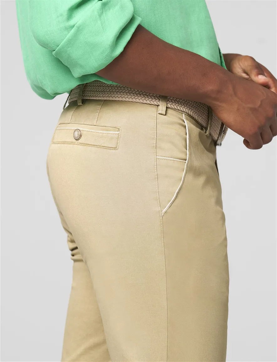 katoenen broek beige Meyer New York