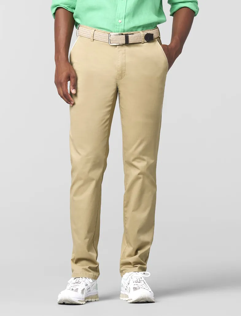 katoenen broek beige Meyer New York