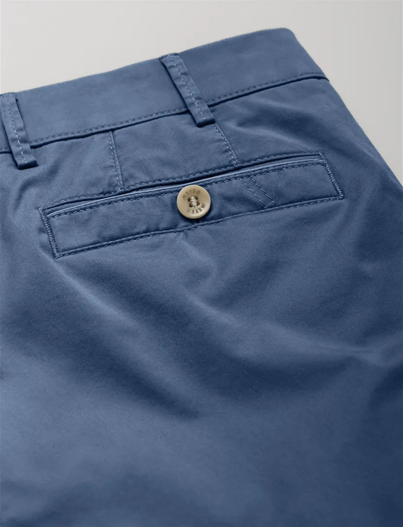katoenen broek Meyer New York blauw
