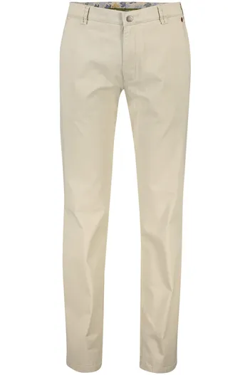 Meyer Beige broek Meyer effen katoen