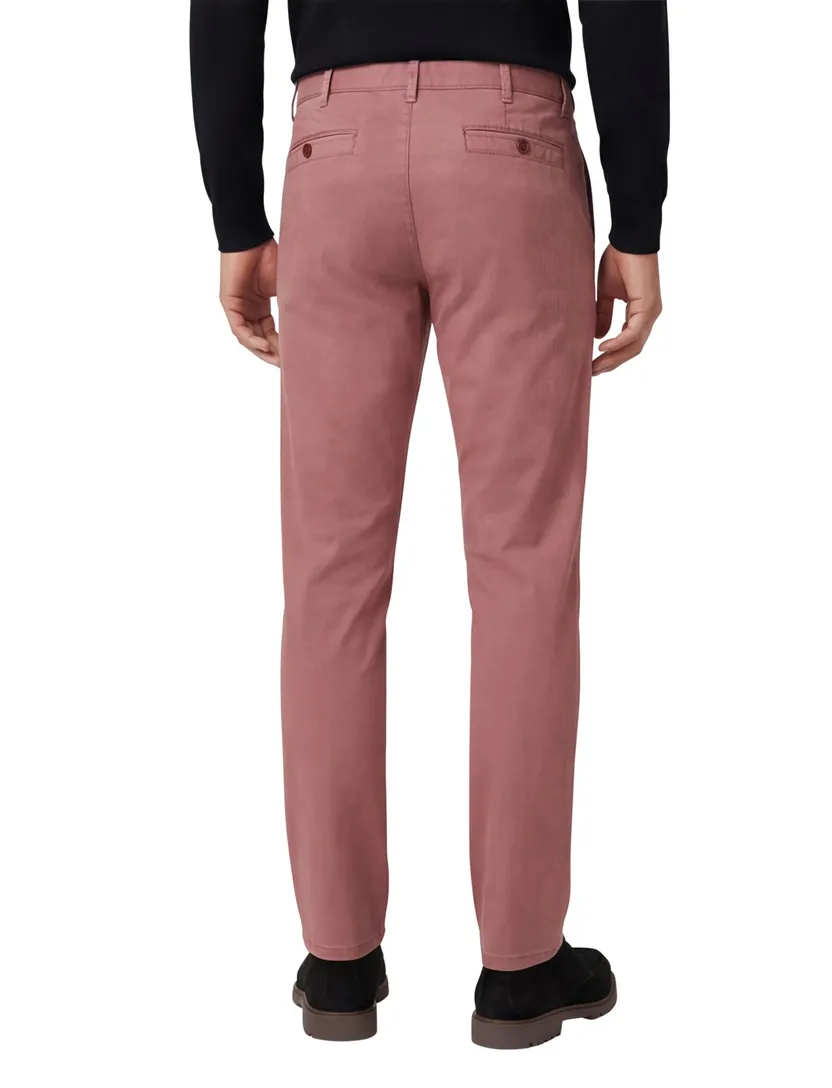 5-pocket Meyer broek New York rood effen katoen