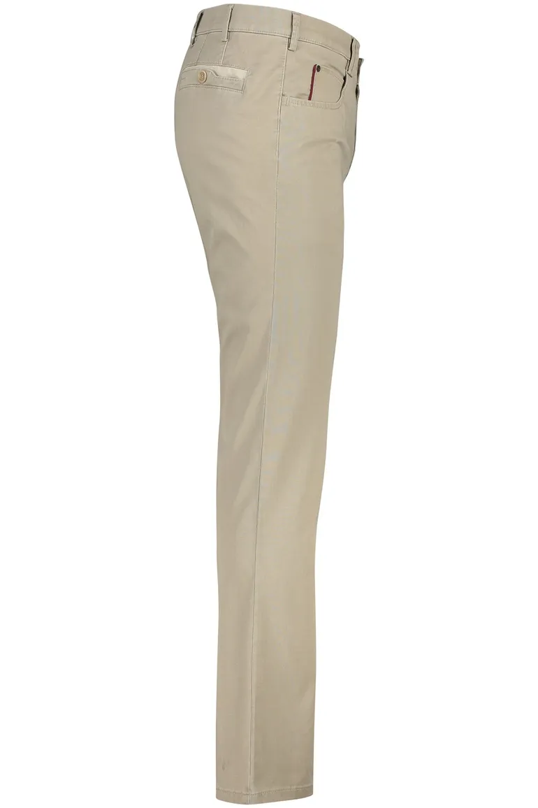 Meyer katoenen broek Diego beige effen