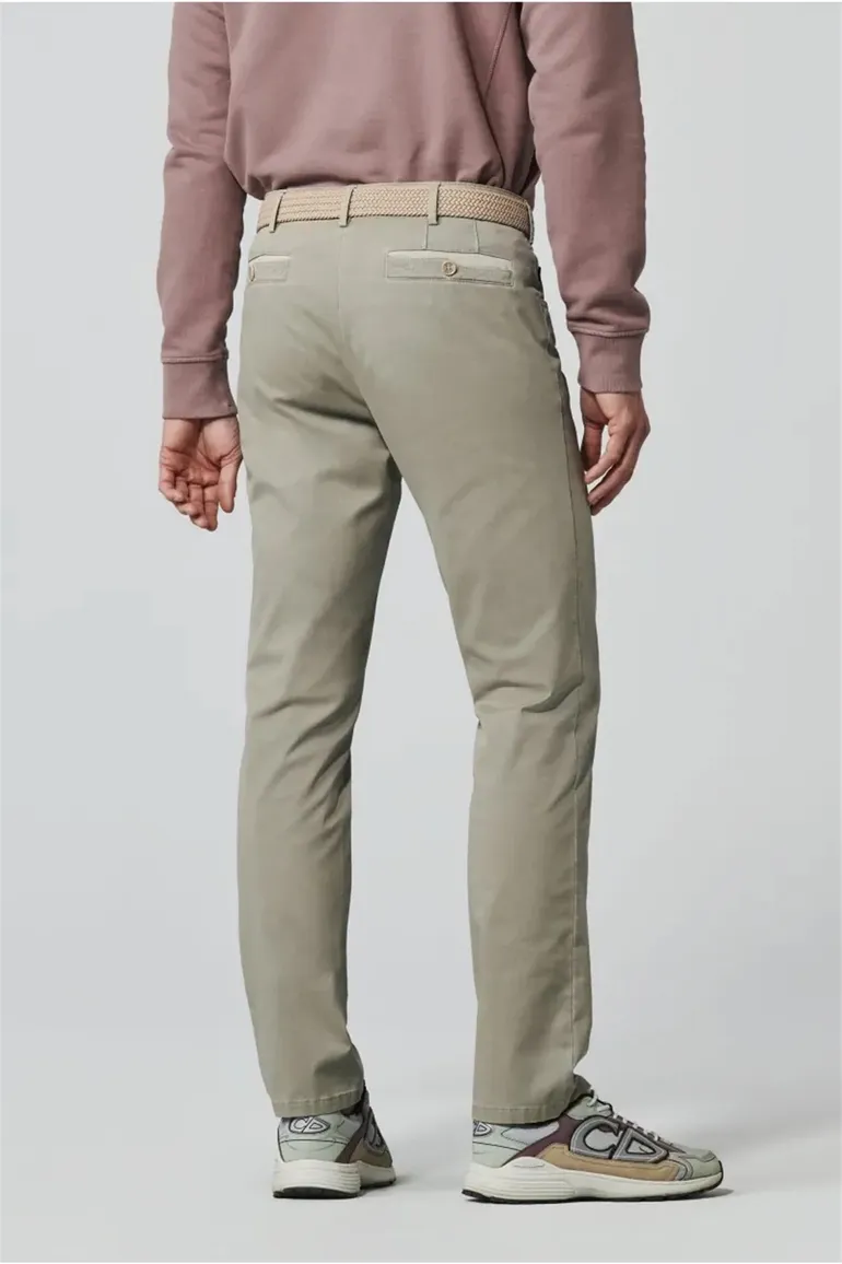 Meyer katoenen broek Diego beige effen