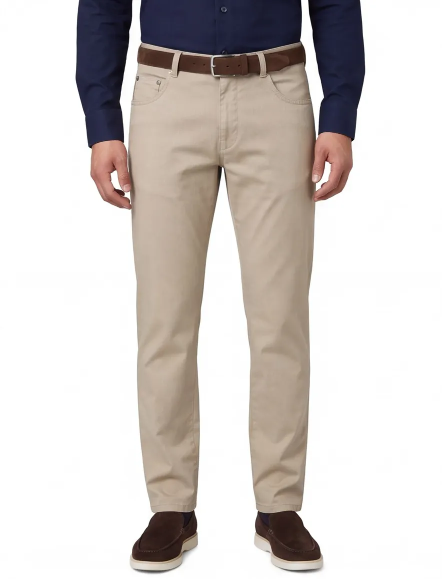 Meyer Pantalon katoen beige