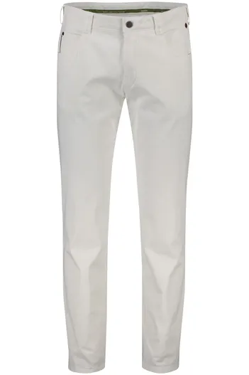 Meyer Meyer chino broek Diego wit effen katoen