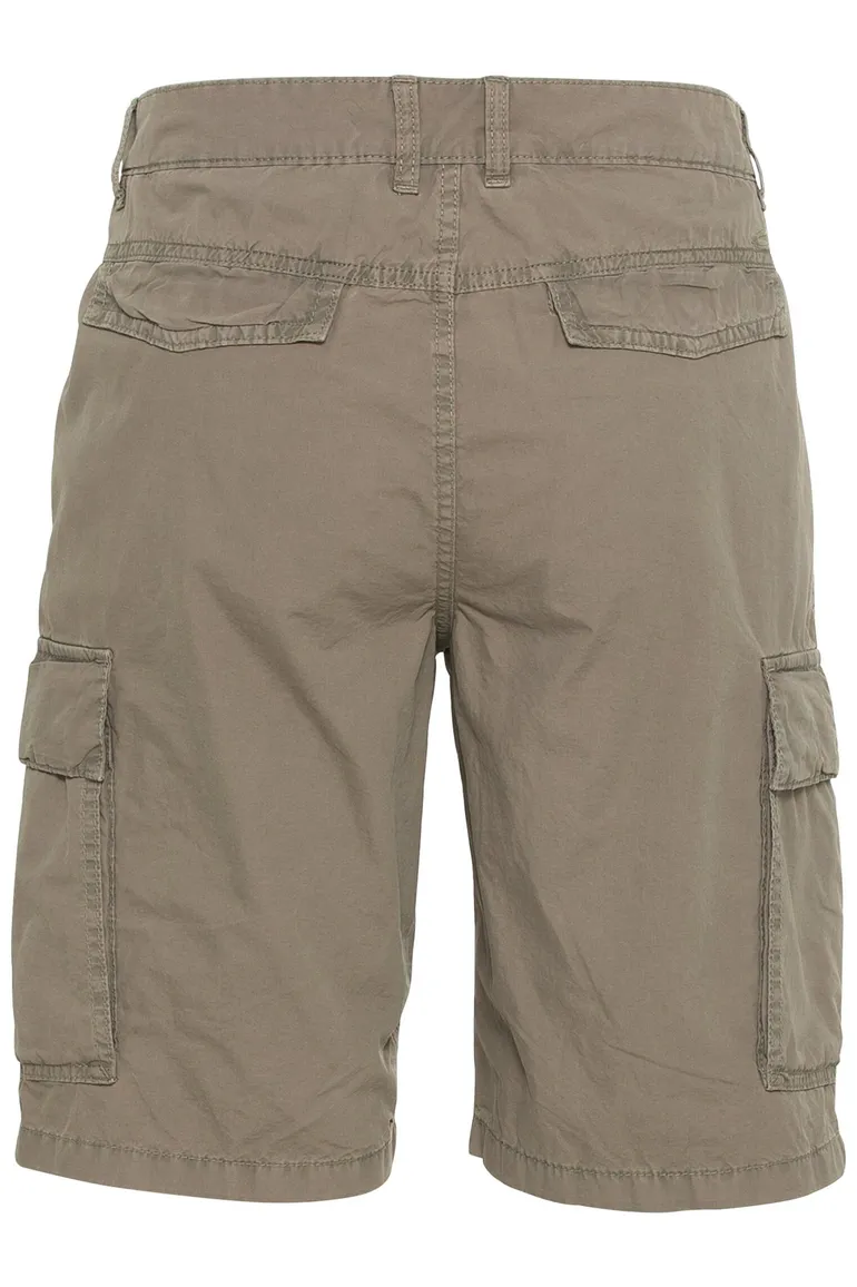 Camel Active cargo korte broek bruin effen katoen