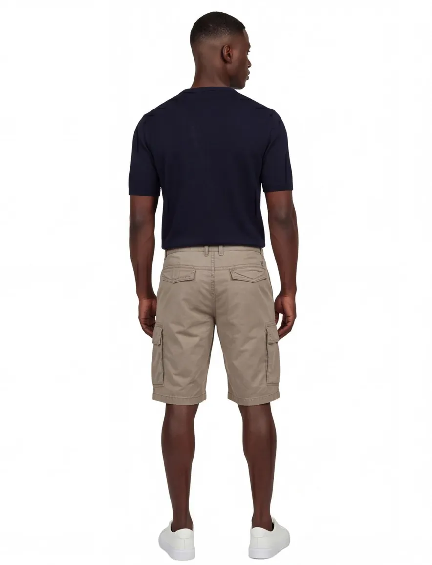 korte broek Camel Active bruin effen katoen