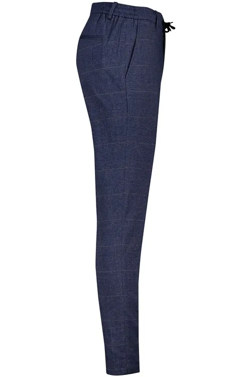 Born With Appetite chino navy geruit
