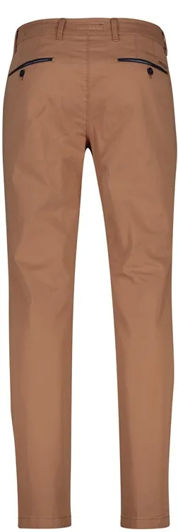 Gardeur broek roestbruin effen