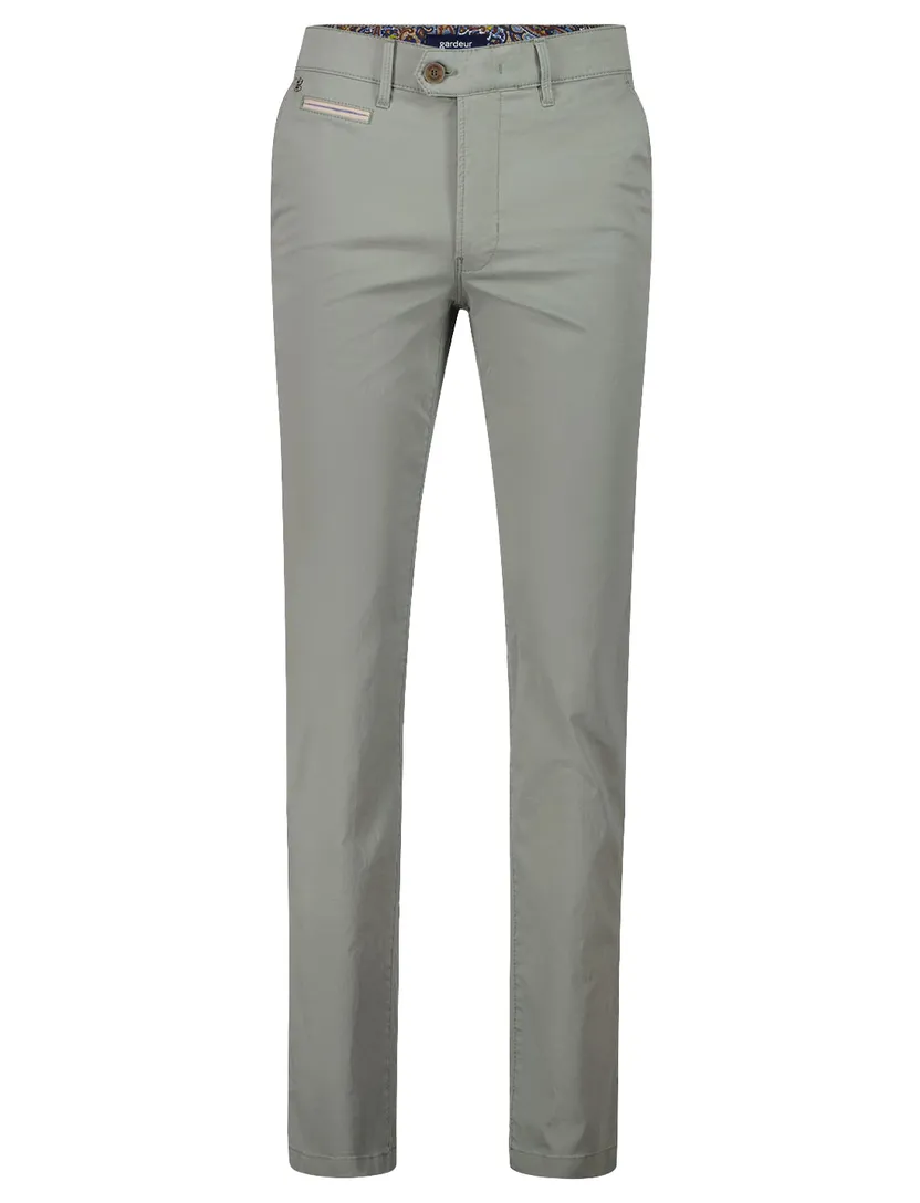 katoenen broek Gardeur Benny groen