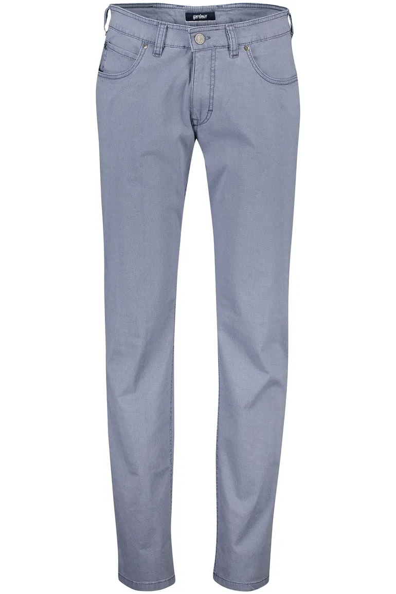 Gardeur broek 5-p lichtblauw