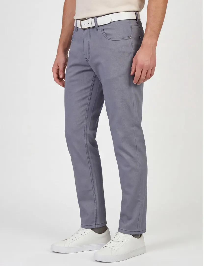 Gardeur broek 5-p lichtblauw modern fit