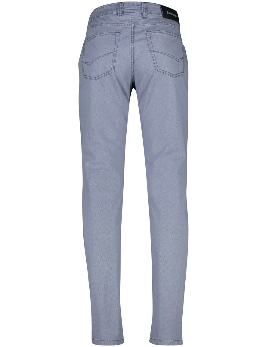 Gardeur broek 5-p lichtblauw katoen