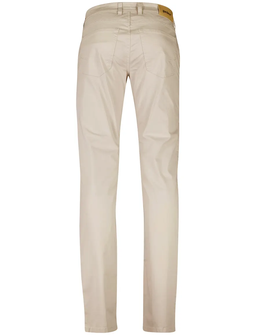 Gardeur Pantalon Bill 5-pocket creme katoen effen