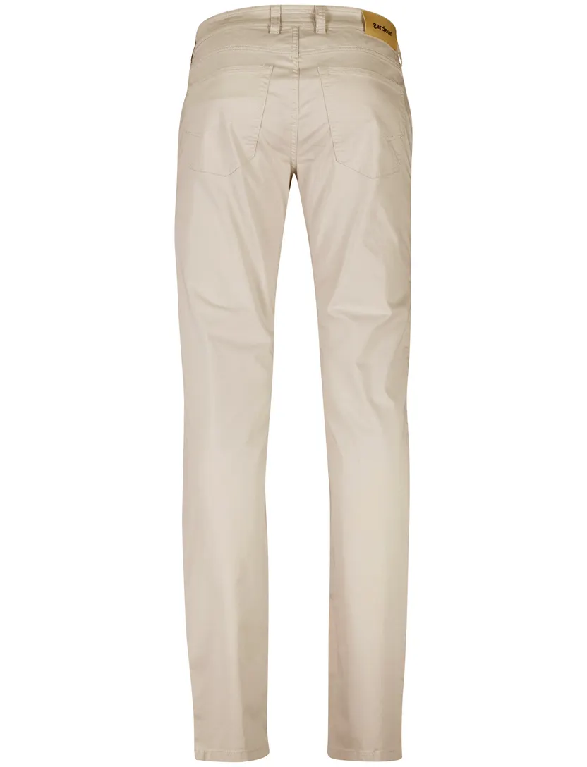Gardeur Pantalon Bill creme katoen 5-pocket