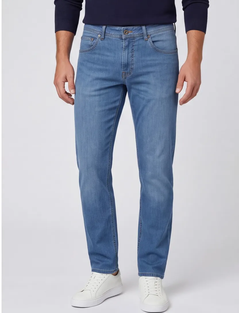Gardeur jeans 5-p lichtblauw modern fit