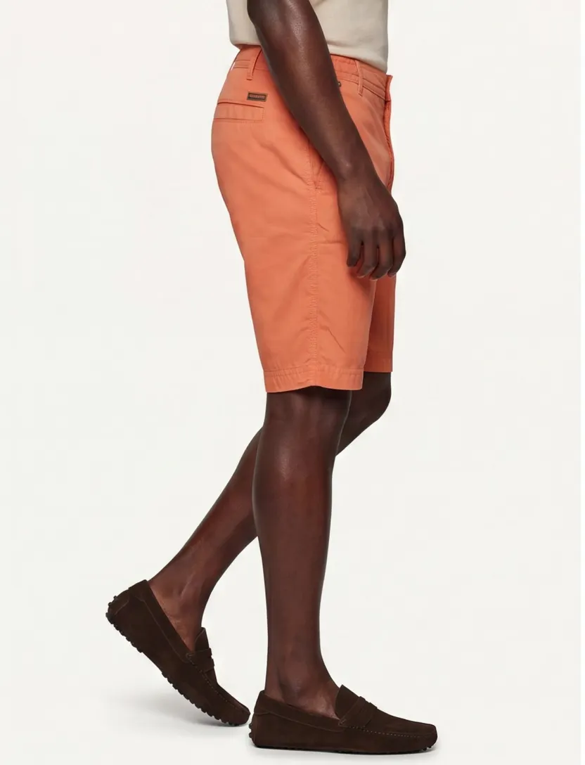 bermuda Gardeur katoen oranje Jean