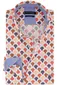 Giordano overhemd rood geprint