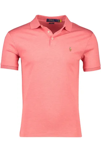 Polo Ralph Lauren polo Polo Ralph Lauren roze effen katoen normale fit
