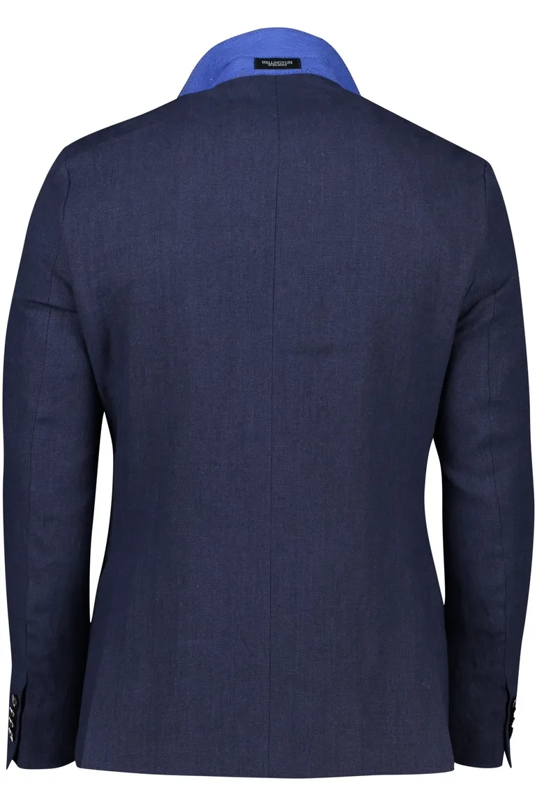 Wellington of Bilmore colbert donkerblauw normale fit