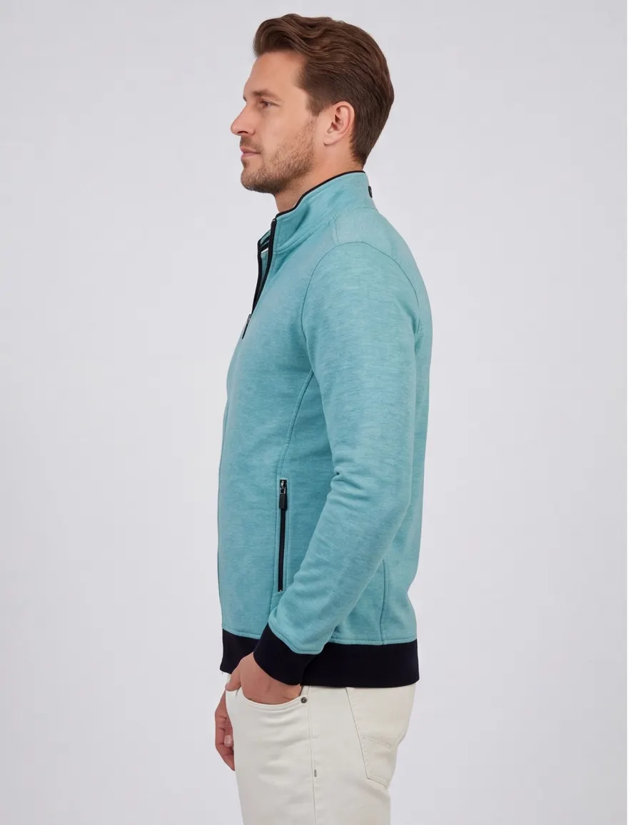 Vest Baileys blauw effen