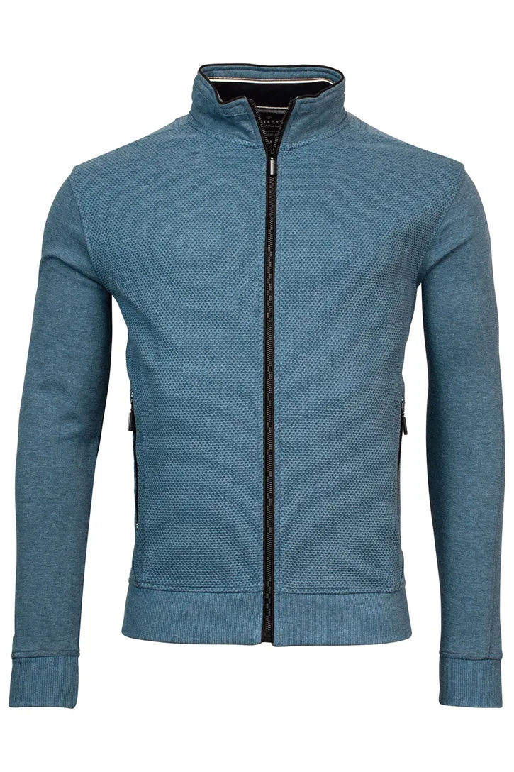 Vest Baileys blauw effen