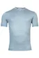 Thomas Maine T-shirt blauw effen korte mouwen