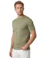 T-shirt Thomas Maine groen effen