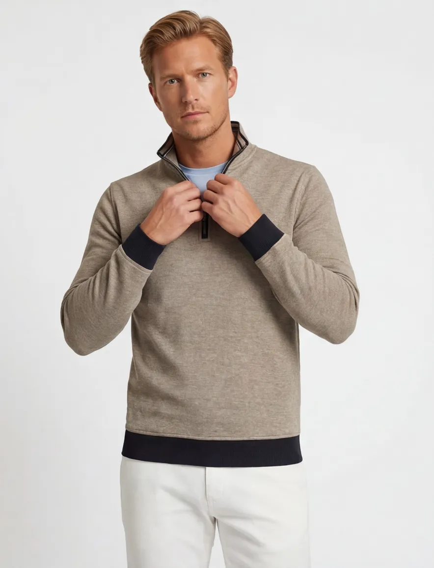 baileys sweater groen katoen